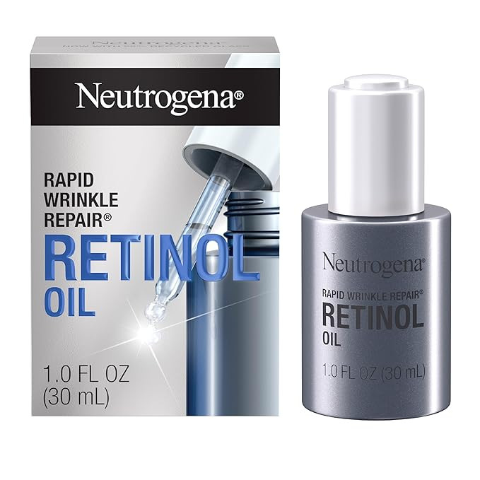 Neutrogena Rapid Wrinkle Repair 0.3% Concentrated Retinol Face Oil, Daily Anti-Aging Face Serum t... | Amazon (US)