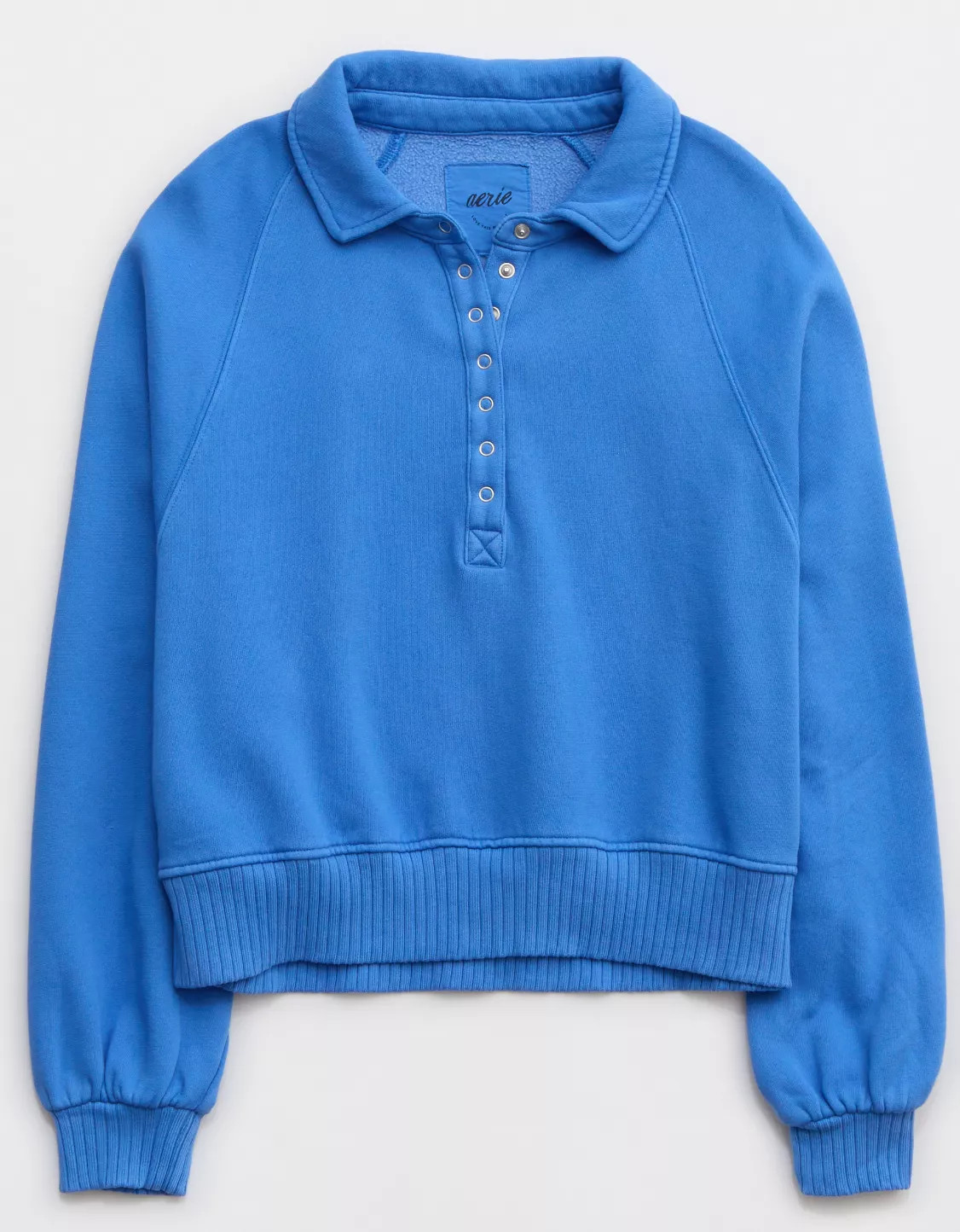 Aerie Quarter Snap Sweatshirt | American Eagle Outfitters (US & CA)