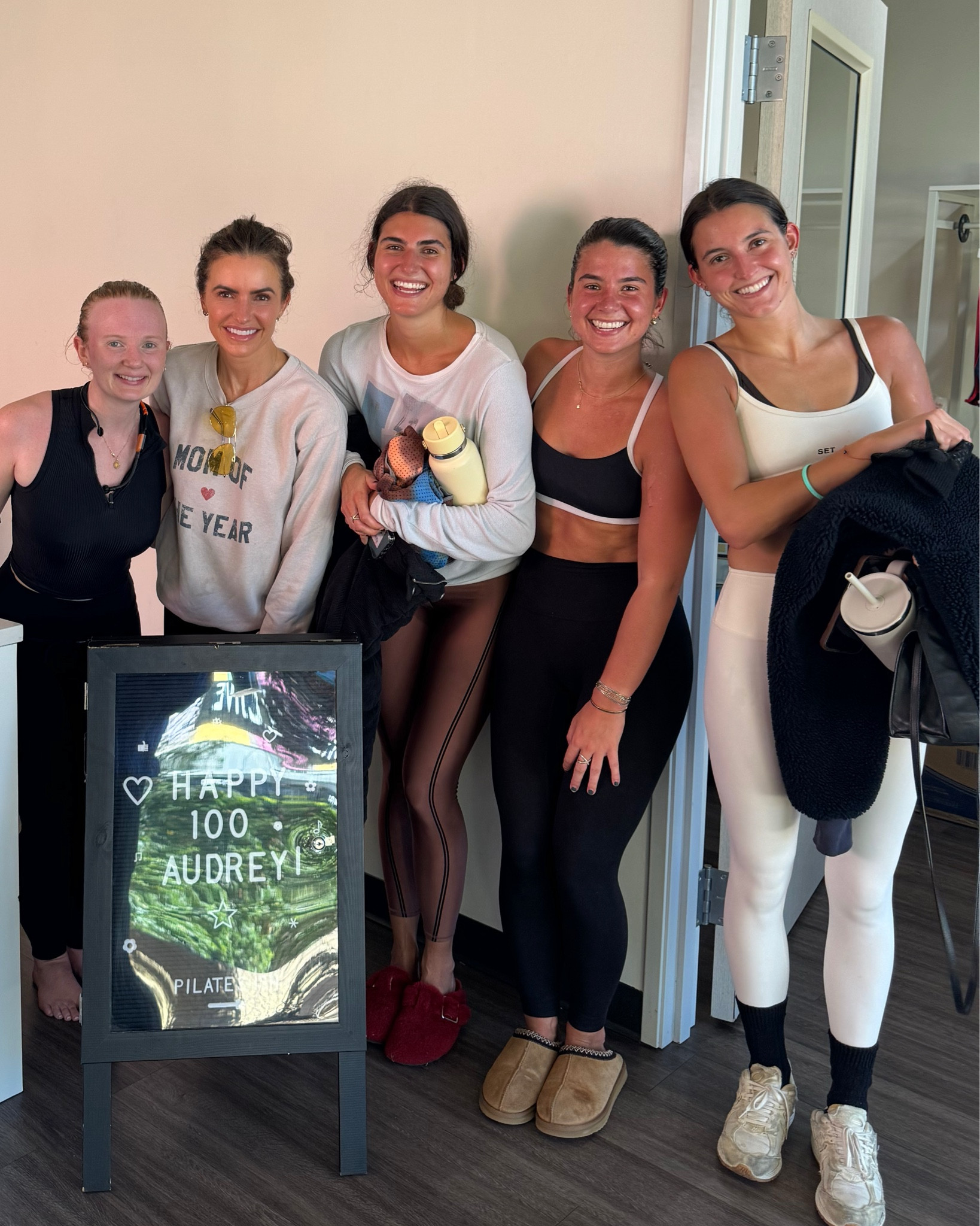 celebrating @audreydavros 100th class at @shinehotpilates this am with @taylorsawalich @ardendavros & @avadavros ✨✨ 

it was hot felt so good, we had a blast~ shop all our looks below + my must-have beauty & wellness products too! 


#LTKdayinmylife #LTKfitnessgoals #LTKActive