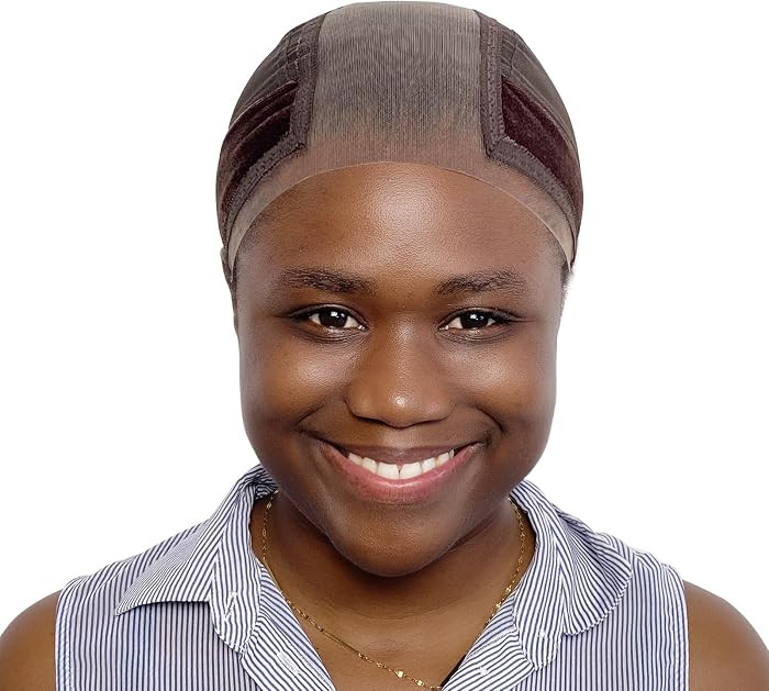 Wig Cap with Grip Band for Keeping Wigs in Place, More Full Cap-wide Transparent Lace for Lace Fr... | Amazon (US)