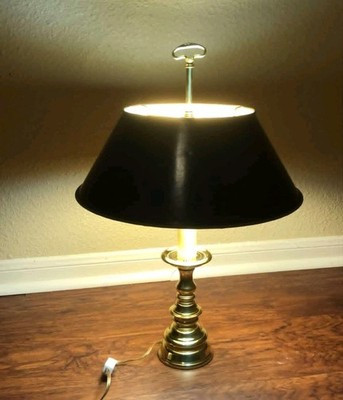 Baldwin Brass Double Arm Candlestick Lamp With Original Shade Vintage 20.5" Read | eBay US