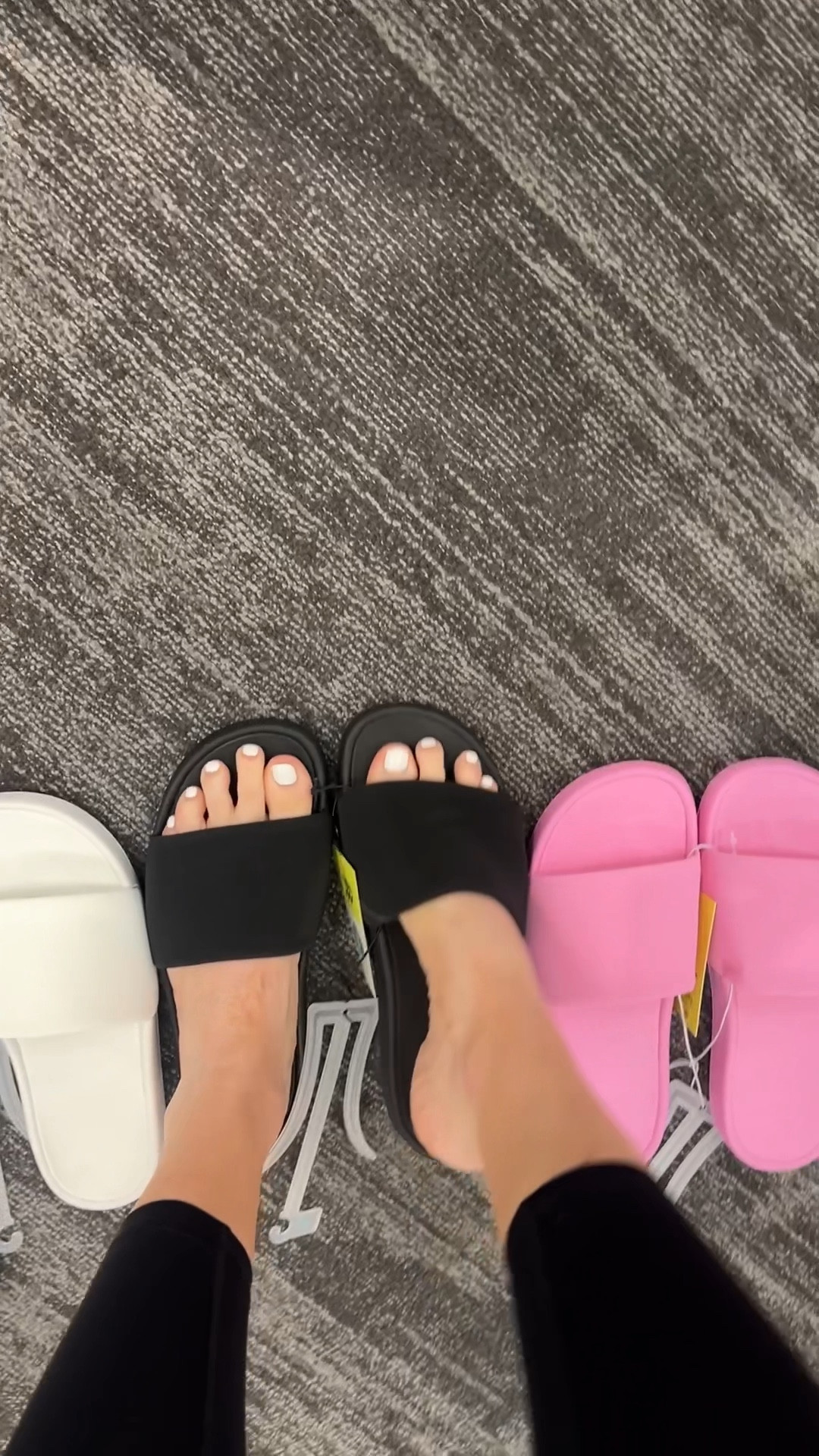 Lululemon for less slides at Target!! Soo good. Fit tts. 

#LTKfindsunder50 #LTKshoecrush #LTKsalealert