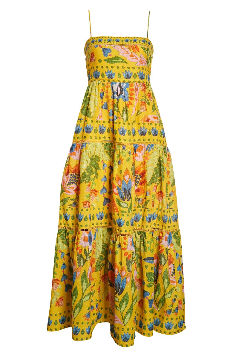 Summer Garden Tiered Cotton Sundress | Nordstrom