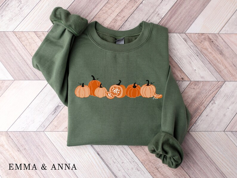 Halloween Sweatshirt for Women Halloween Crewneck Pumpkin - Etsy | Etsy (US)