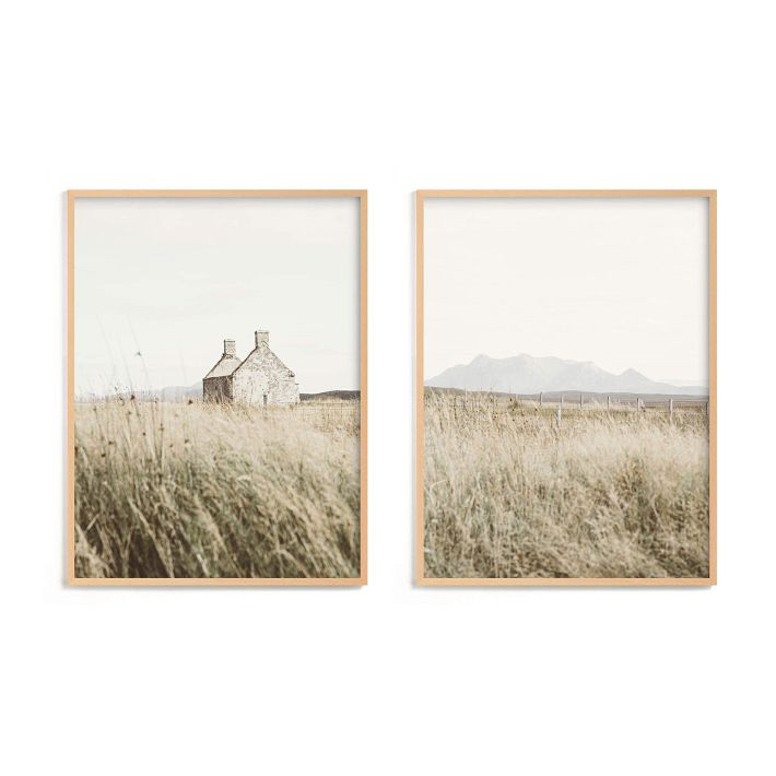 Highland Prairie Framed Wall Art by Minted for West Elm | West Elm (US)