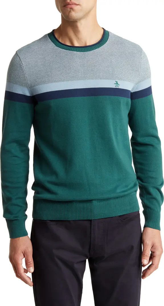Colorblock Cotton Sweater | Nordstrom Rack