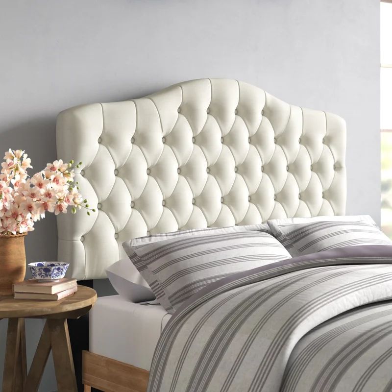 Laperle Button Tufted Upholstered Headboard | Wayfair North America