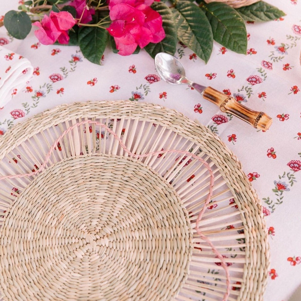 Wave Placemats Coral, Set of 4 | Amanda Lindroth