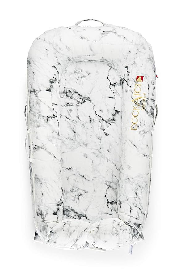 DockATot Deluxe+ Dock (Carrara Marble) - The All in One Baby Lounger, Portable Crib and Bassinet ... | Amazon (US)