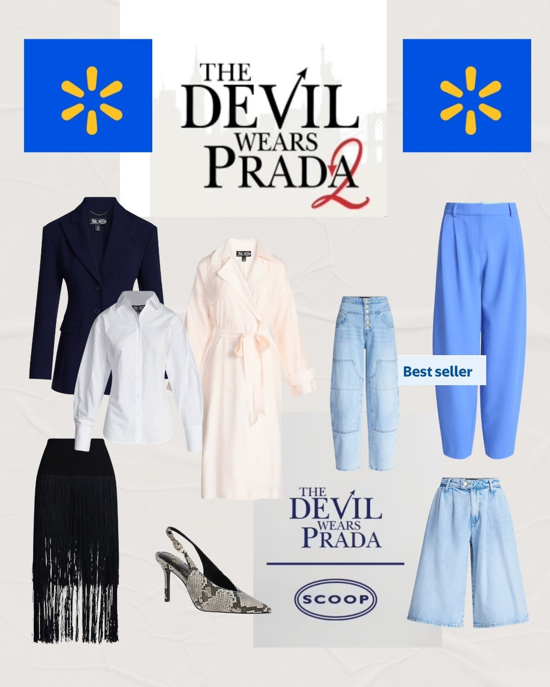The Devil Wears Prada 2 inspired Scoop collection at Walmart is too good 😍Chic pieces, elevated basics, and major designer feel without the splurgeYou already know these won’t stay in stock 👀#LTK #LTKStyle #LTKFinds #WalmartFashion #ScoopStyle #AffordableFashion #OnTrend #ChicStyle #StyleOnABudget #OOTD

#LTKMothersDay #LTKSaleAlert #LTKSeasonal