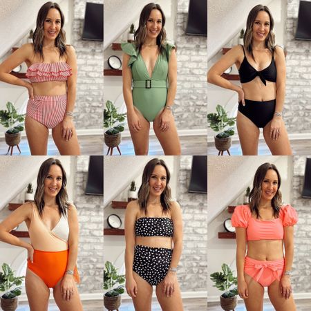 Size medium in all except multi colored one price 

Swimwear 
Amazon 
Resort wear 

#LTKswim #LTKfindsunder50 #LTKtravel