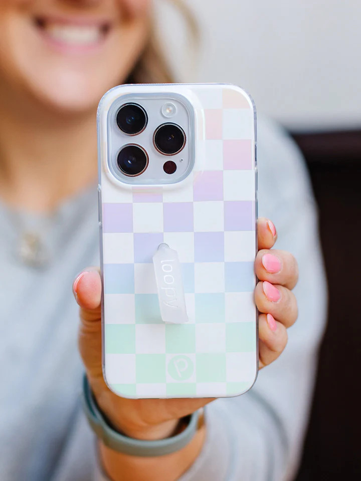 Loopy Cases - Pearl Checkered | Loopy Cases