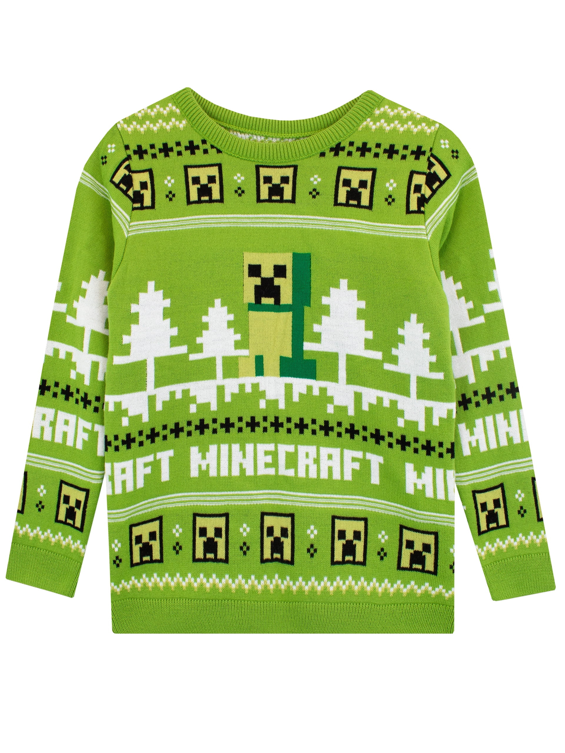 Minecraft Boys Christmas Jumper Sizes 6-14 | Walmart (US)
