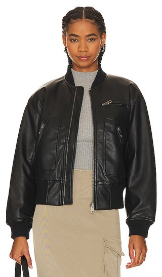 Chaz Jacket in Noir | Revolve Clothing (Global)