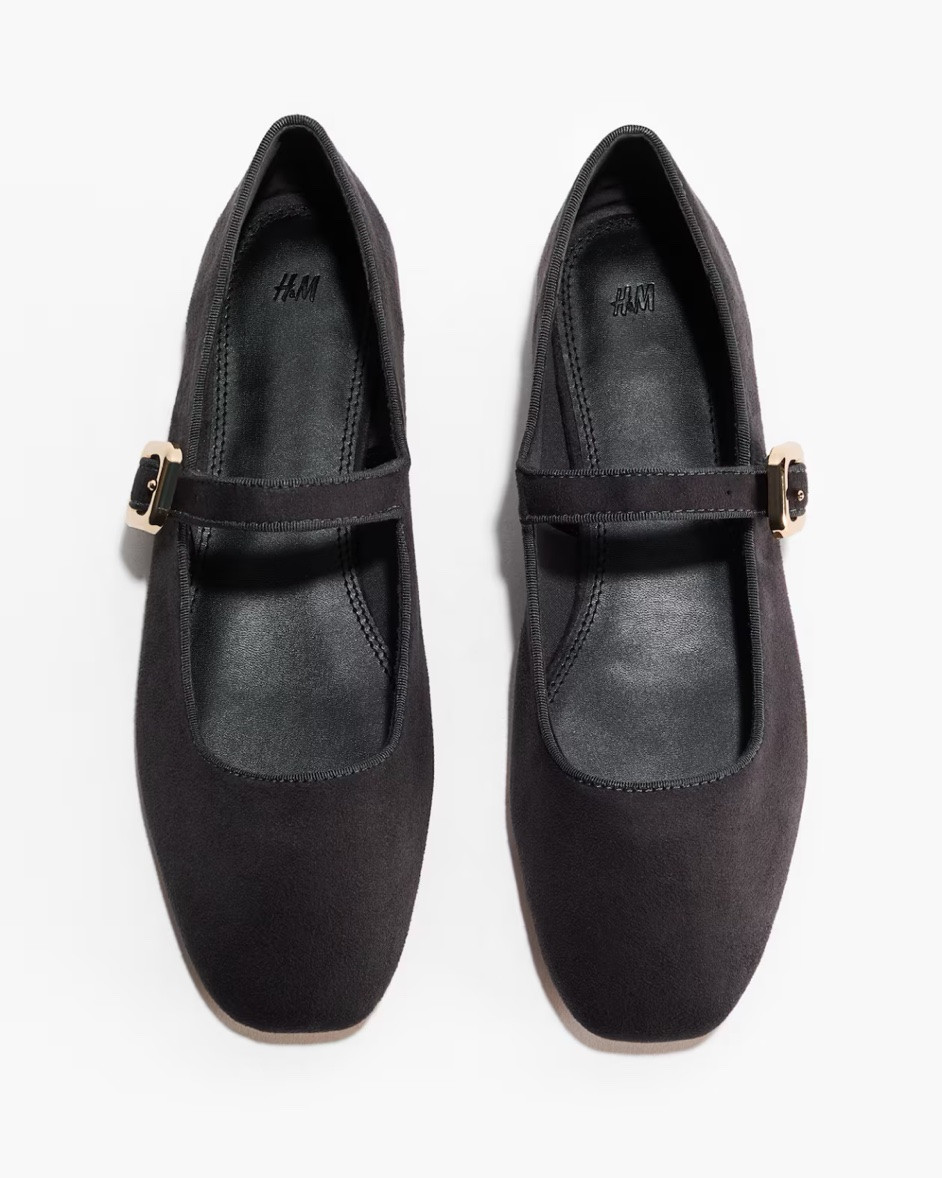 Black satin Mary Jane ballet flats

#LTKSeasonal