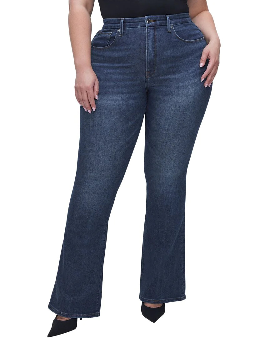 GOOD AMERICAN Good Classic Blue Bootcut Jean | Shop Simon