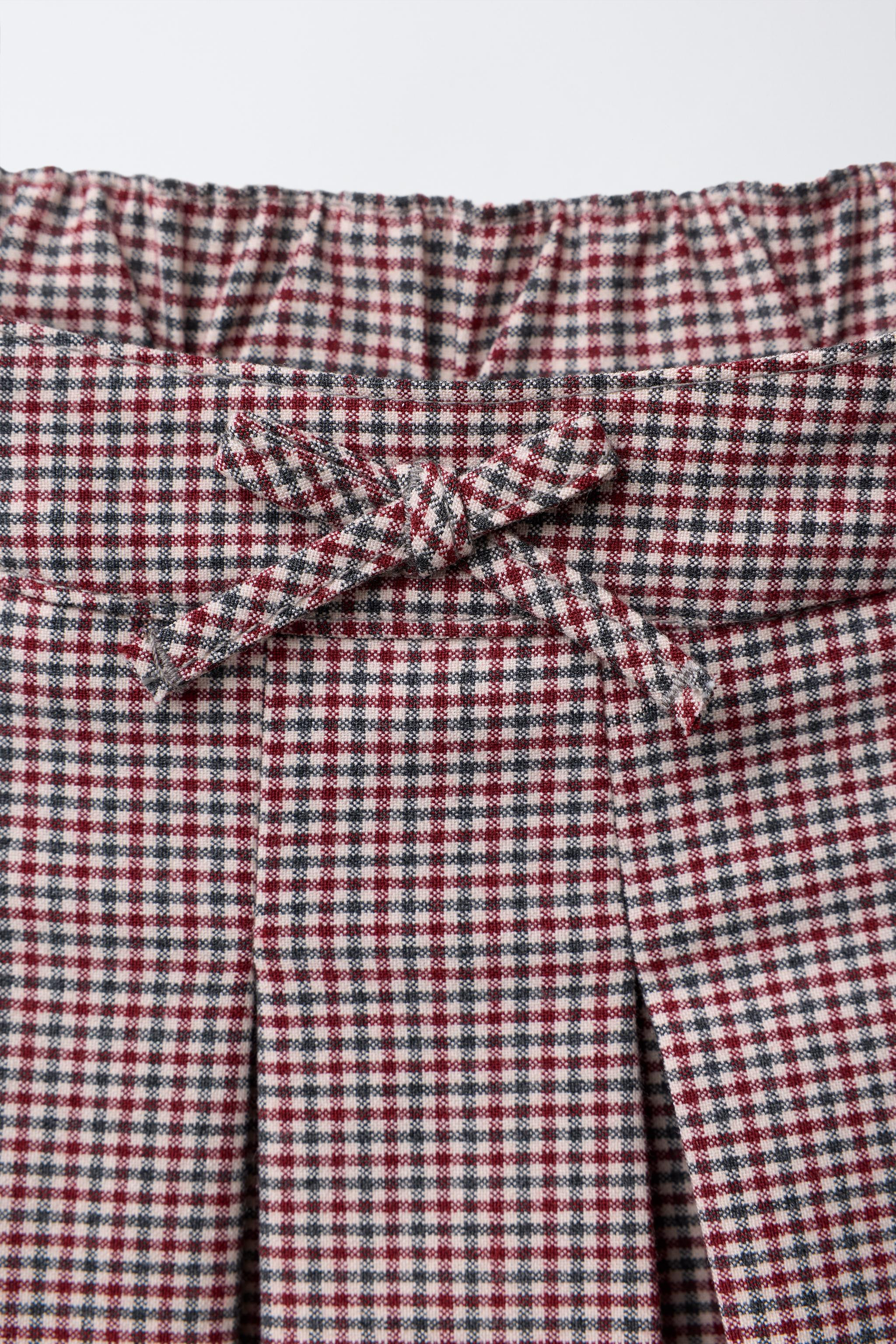 CHECK SKORT | Zara US