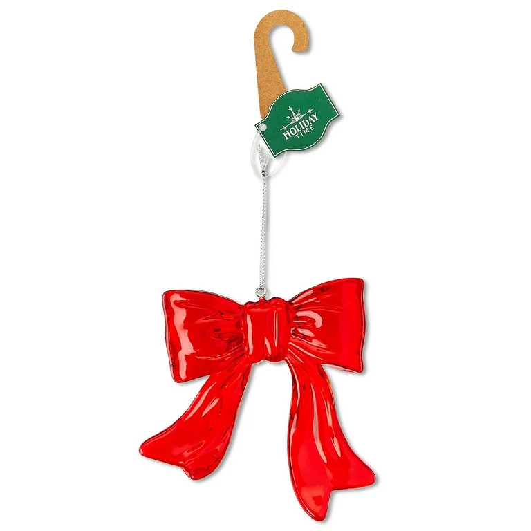 Red Bow Christmas Ornament, 4", by Holiday Time | Walmart (US)