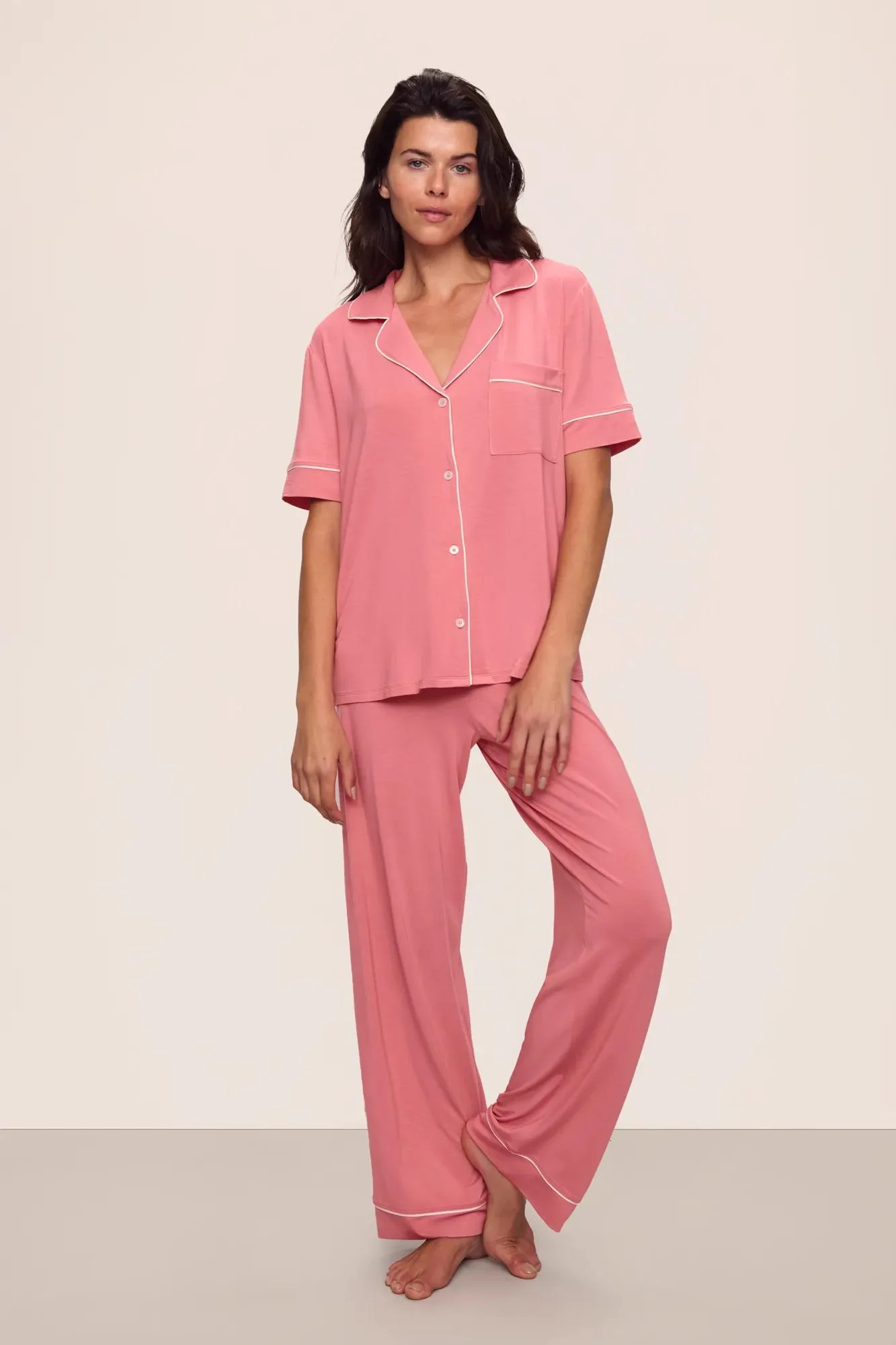 Gisele TENCEL™ Modal Short Sleeve & Pant PJ Set | Eberjey