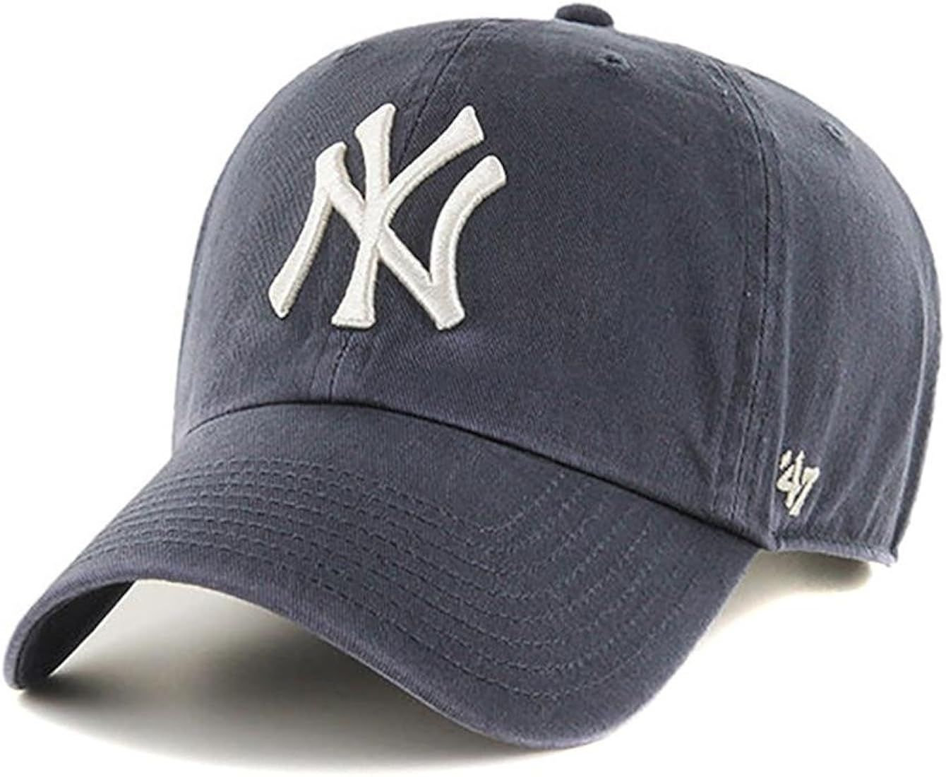 '47 Brand MLB NY Yankees Clean up Cap - Vintage Navy | Amazon (US)