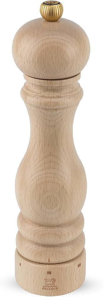 Peugeot - Paris u'Select Manual Pepper Mill - Adjustable Grinder - Beechwood, Natural | Amazon (US)
