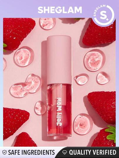 SHEGLAM ÓLeo Hidratante para Lábios Jelly Wow - BERRY ENVOLVIDA | SHEIN