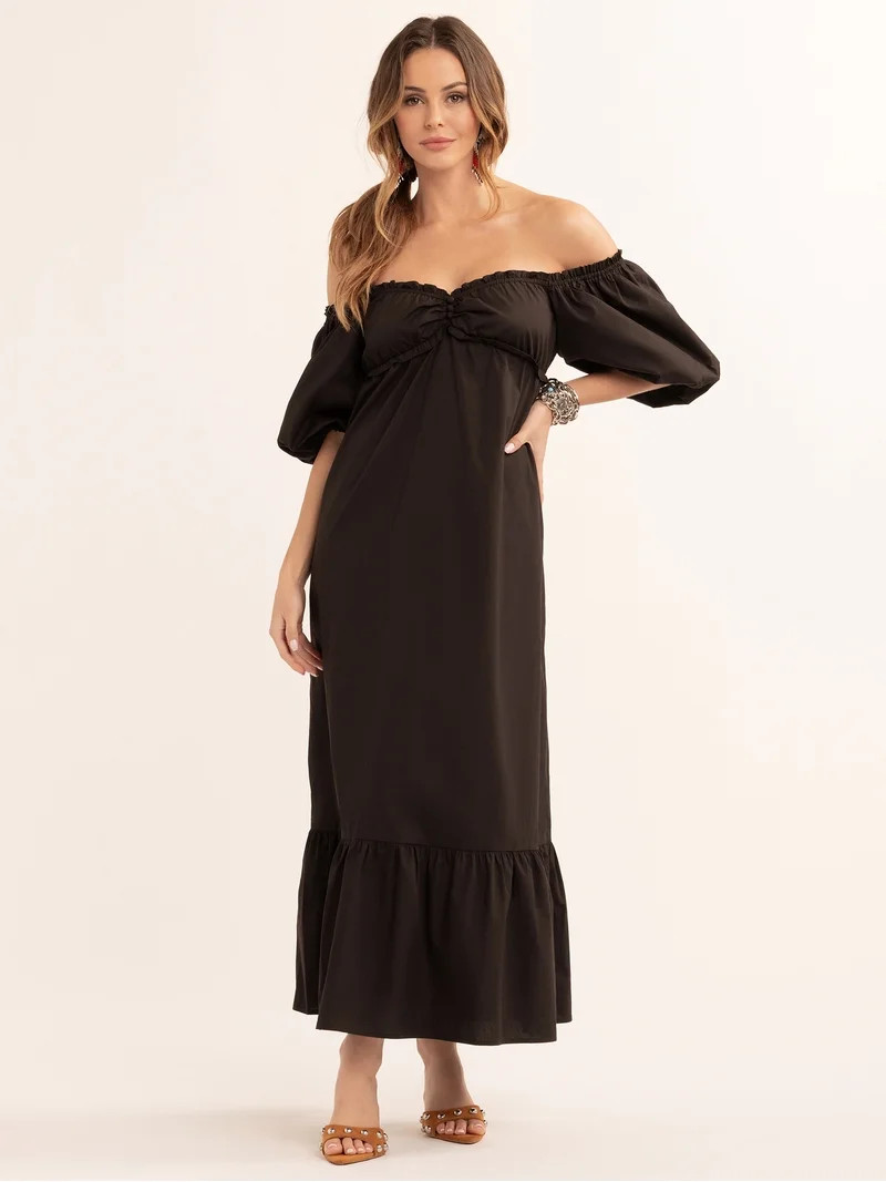 Jessica Simpson Women's Evia Maxi Dress, Sizes XS-XL | Walmart (US)