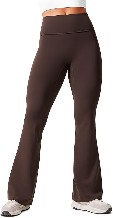 CRZ YOGA Secretsculpt Butterlift Flare Leggings 31" - No Front Seam High Waist Bootcut Yoga Pants... | Amazon (US)