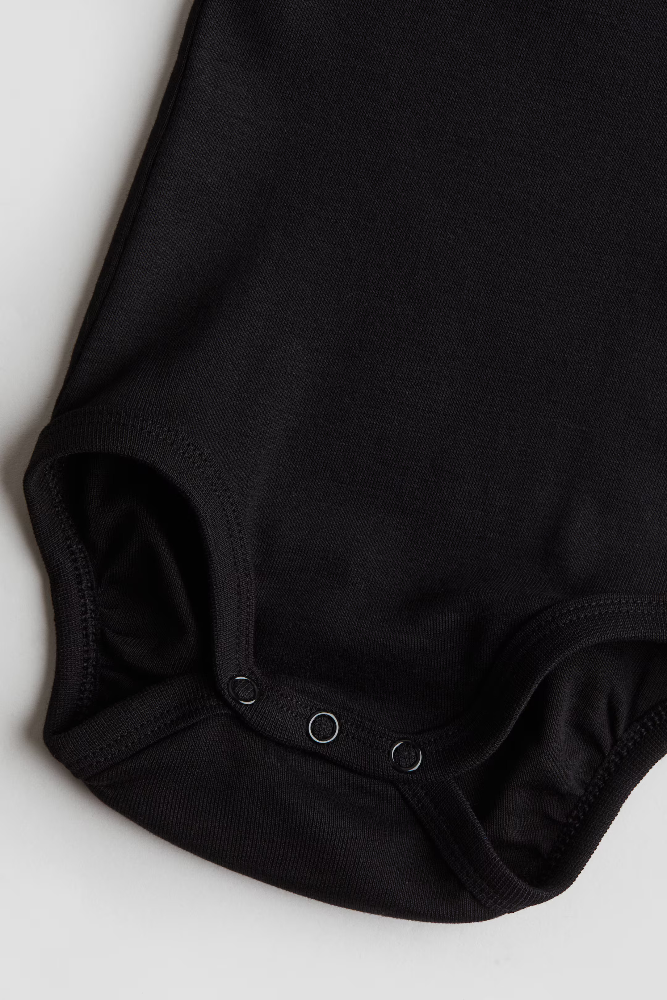 Bodysuit with Ruffle Collar - Black - Kids | H&M US | H&M (US + CA)