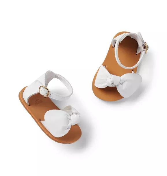 Baby Leather Bow Sandal | Janie and Jack