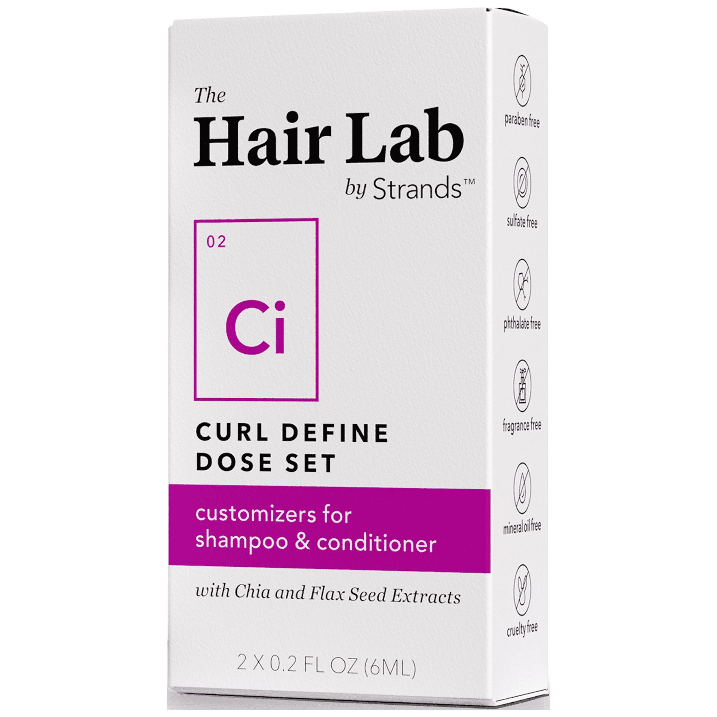 The Hair Lab Curl Define Shampoo & Conditioner Dose Set with Chia and Flax Seed Extracts to Tame ... | Walmart (US)