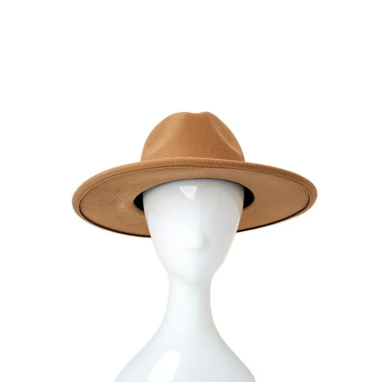 No Boundaries Women's Embroidered Fedora Hat | Walmart (US)