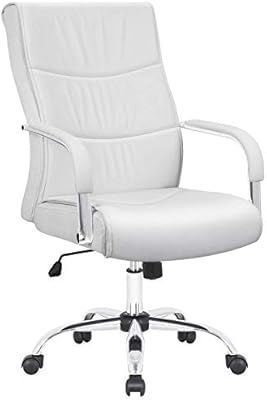 Furmax High Back Office Desk Chair Conference Leather Executive with Padded Armrests,Adjustable E... | Amazon (US)