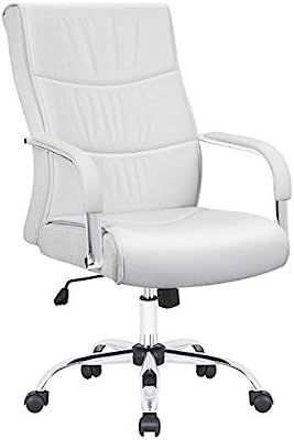 Furmax High Back Office Desk Chair Conference Leather Executive with Padded Armrests,Adjustable E... | Amazon (US)