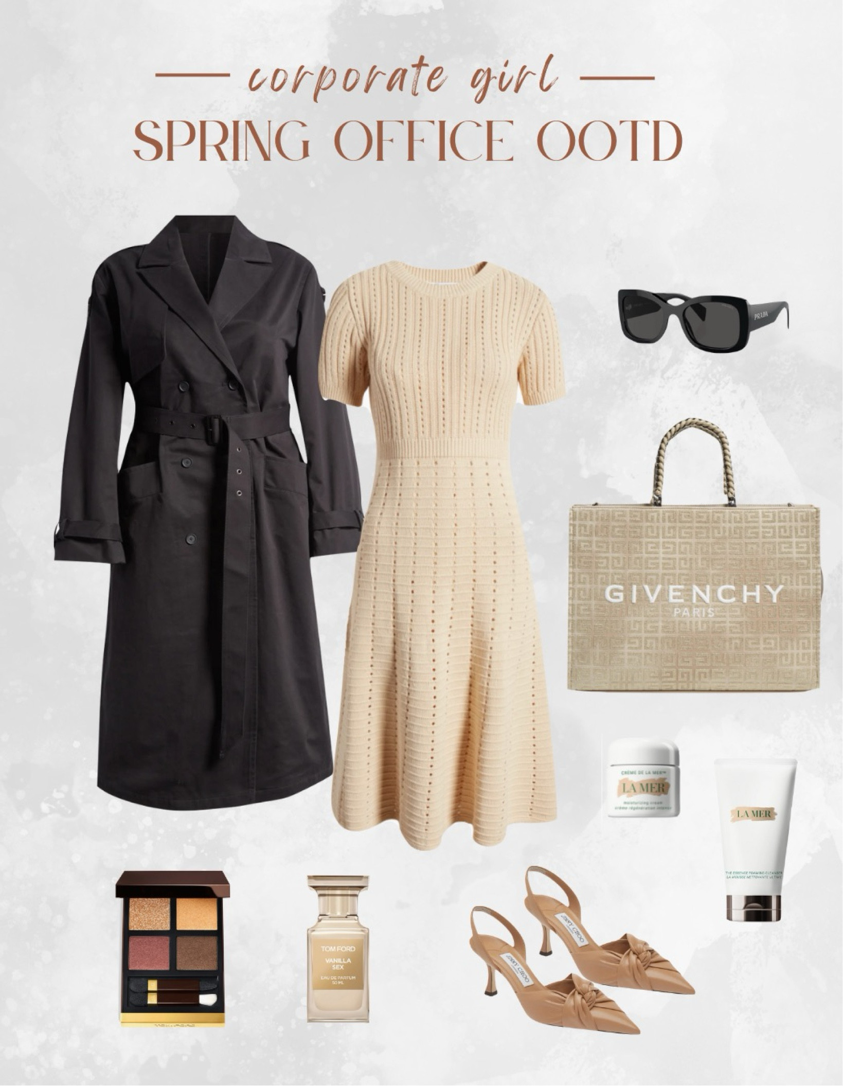 Corporate girl office ootd spring work outfit neutral business professional interview outfit Nordstrom new arrivals design bag luxury beauty products

#LTKworkwear #LTKitbag #LTKshoecrush