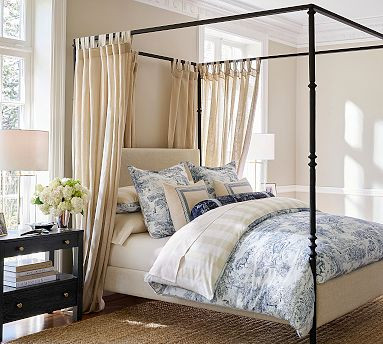 Brandon Maxwell Groveland Toile Reversible Duvet Cover | Pottery Barn (US)