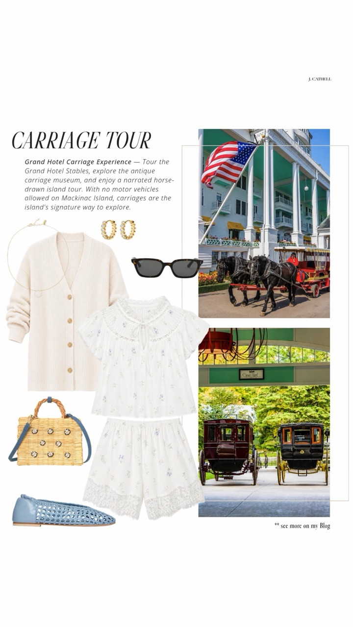 ✨ Dreaming of one last summer escape? Mackinac Island is pure magic over Labor Day weekend. From bike rides along the shoreline and horse-drawn carriage tours to afternoons at the Grand Hotel and waterfront dinners, it's the perfect blend of timeless charm and classic style.

I've rounded up everything you need for the ultimate getaway—including what to wear, where to stay, where to dine, and the can't-miss experiences—so all you have to do is pack your bags.

Tap to shop the outfits and explore my complete Mackinac Island guide. 🤍🍂🚲#MackinacIsland #LaborDayWeekend #TravelStyle #WeekendGetaway #ClassicStyle #VacationOutfits #MidwestTravel

#LTKTravel #LTKSeasonal #LTKOver40 #LTKTravel