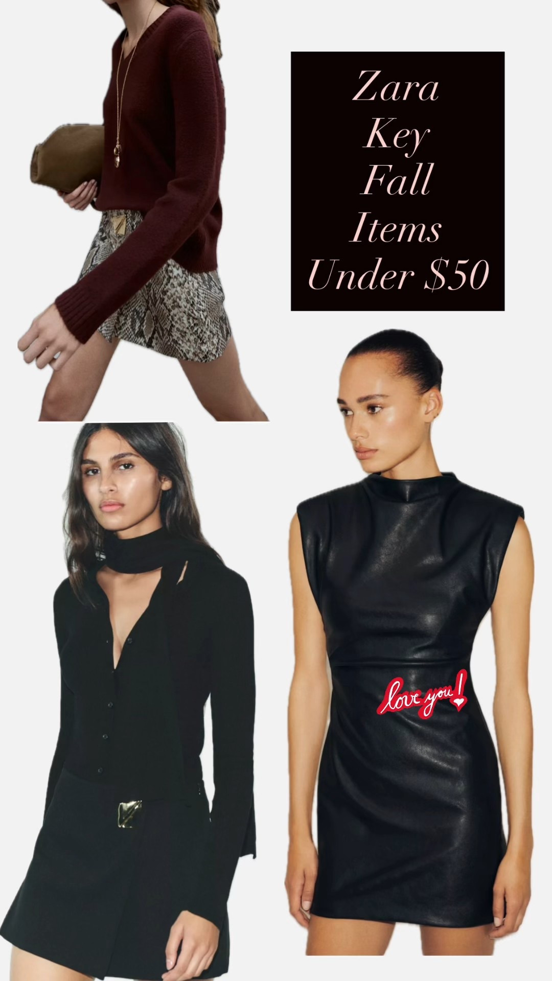 Zara key items this fall for $60 and under — daily edit cover from Found by Em
