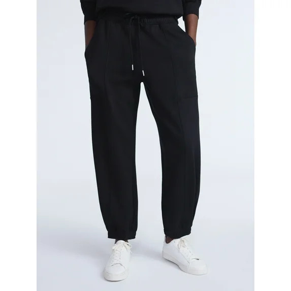 Scoop Women's and Women's Plus New Scubaknit Barrel Pants, Sizes XS-4X | Walmart (US)