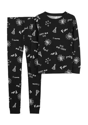 Carter's® Boys 8-20 Happy New Year Printed Pajama Set | Belk