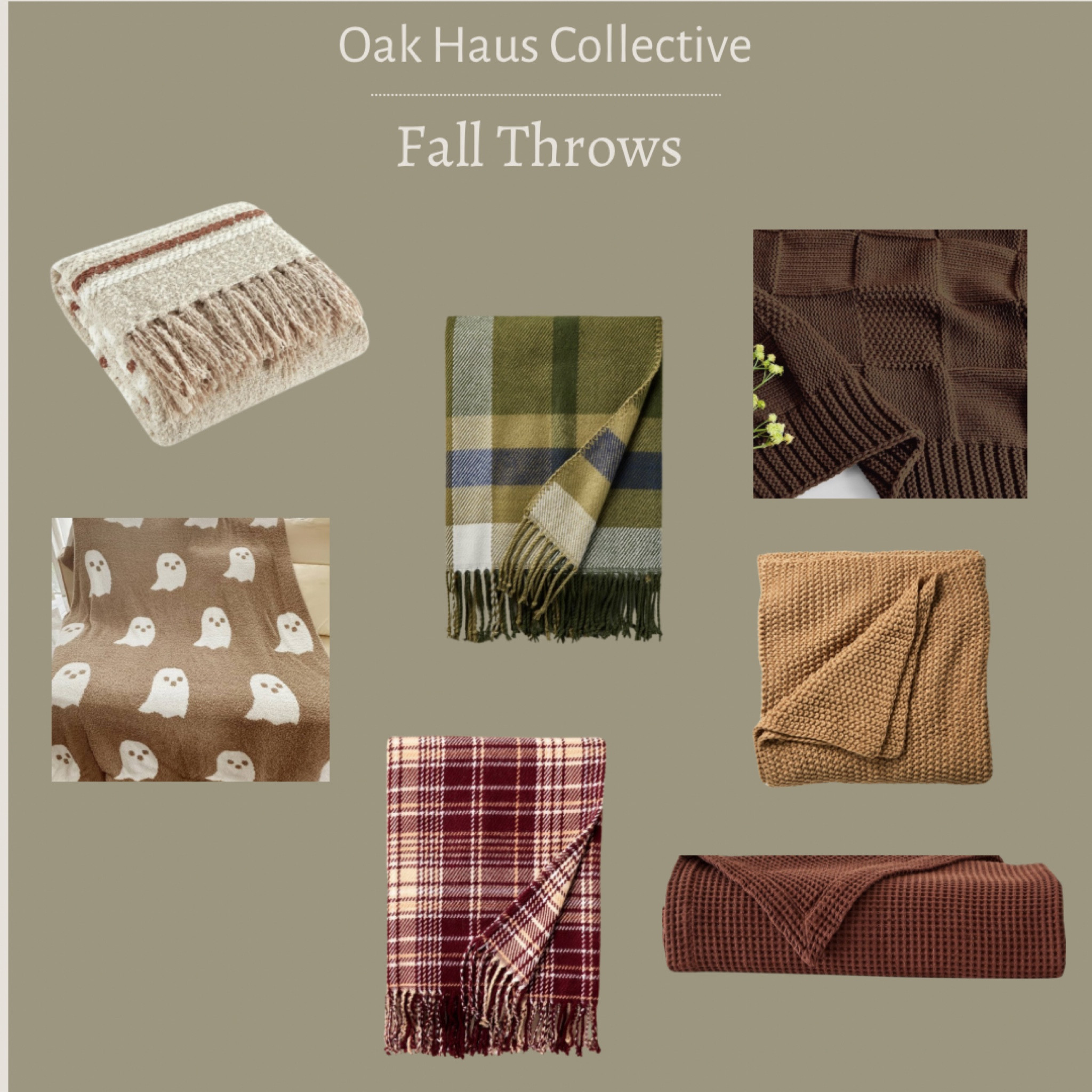 Cutest Fall Throws🤎

Fall throw blanket, fall blanket, fall throw, autumn decor, fall decor, fall home, fall decorating 

#LTKHome #LTKFallSale #LTKSeasonal