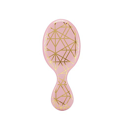 Wet Brush Mini Detangler Hair Brush - Peach Geo, Detangling Travel Hairbrush, Ultra-Soft IntelliFlex Bristles Glide Through Tangles with Ease, Pain-Free, All Hair Types | Amazon (US)