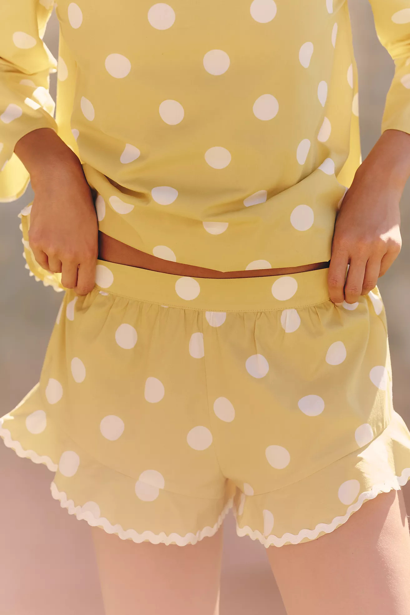 Celandine 100% Cotton Polka Dot Shorts | Anthropologie (US)