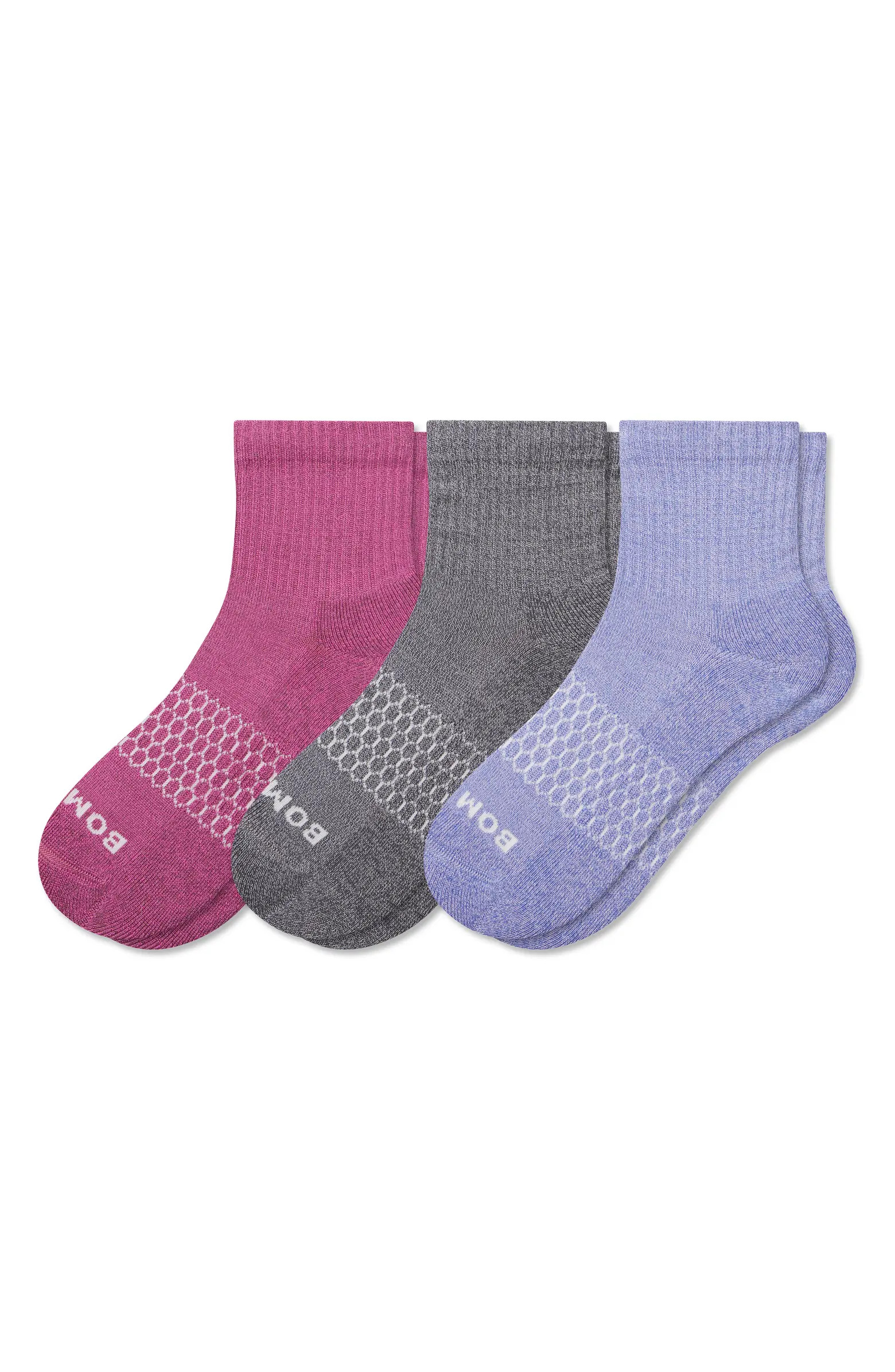 Bombas Assorted 3-Pack Mid Ankle Supima® Cotton Blend Socks | Nordstrom | Nordstrom