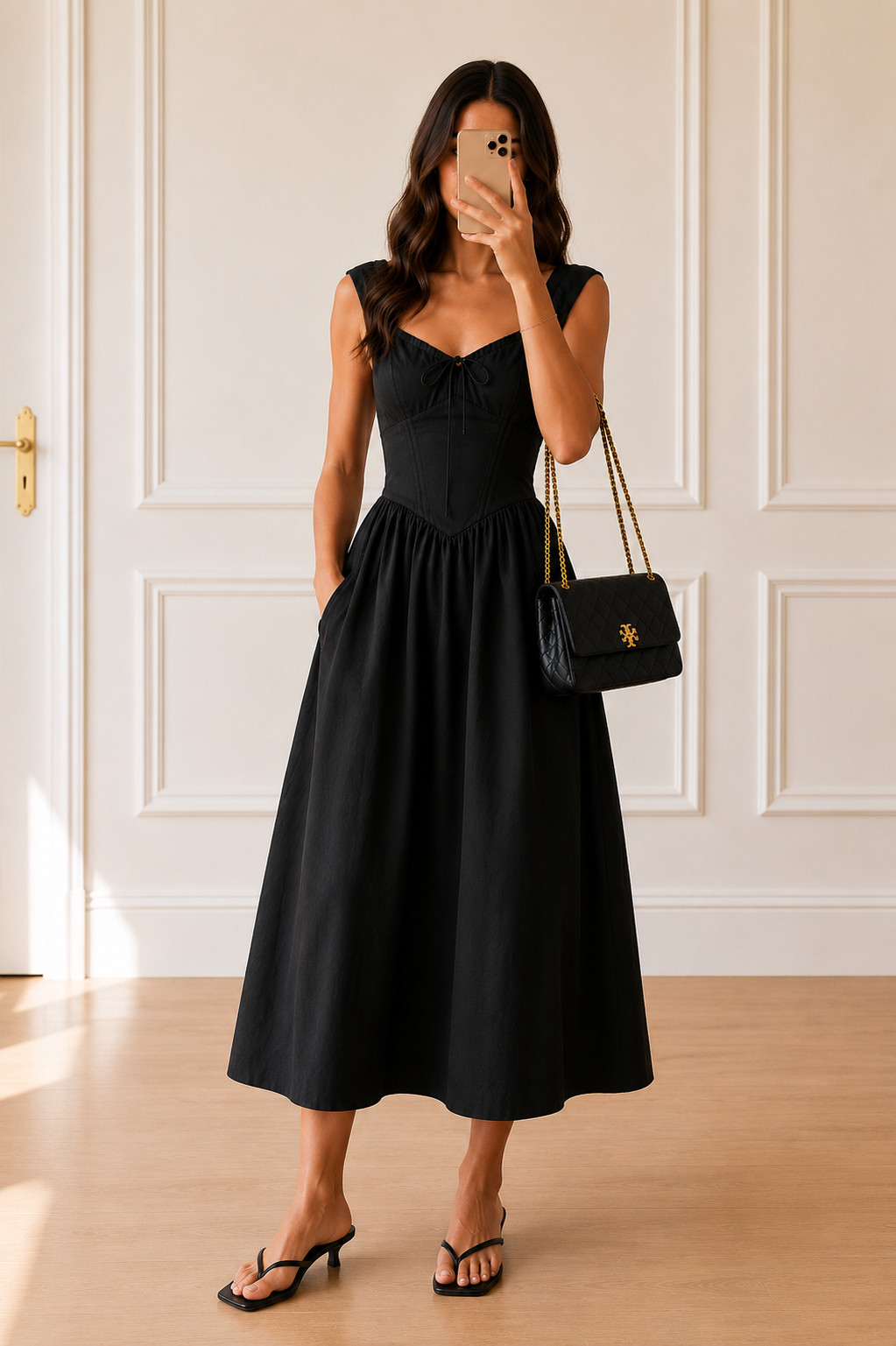 The little black dress that does it all 🖤

An effortless summer outfit you can wear from brunch to date night. The flattering corset-inspired silhouette, chic gold-chain bag, and barely-there heels create that timeless quiet luxury look without trying too hard.

Classic pieces. Elevated details. Endless outfit repeats.

✨ Save for your next dinner date, vacation night out, or whenever you want to feel instantly put together.

#LTKStyleTip #LTKFindsUnder100 #SummerStyle #BlackDress #QuietLuxuryStyle #CapsuleWardrobe #ClassicStyle #DateNightOutfit #EuropeanSummer #ChicStyle 

 #LTKxAbercrombie #LTKootd #LTKTravel