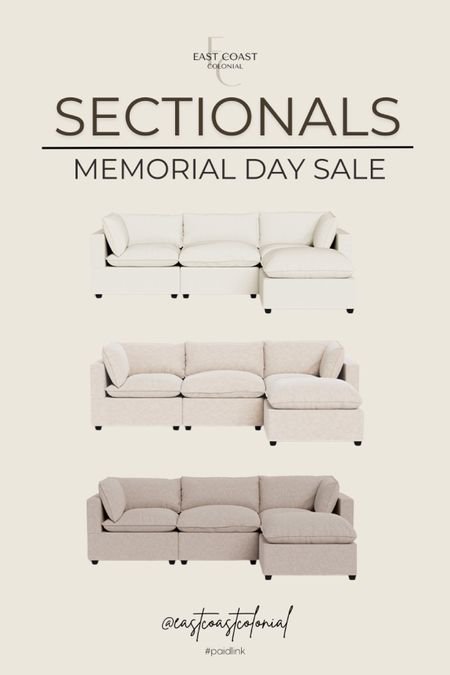 Customizable sectionals and sofas that are budget friendly. Living room. Family room. Basement. Memorial
Day sale. 

#LTKSaleAlert #LTKFamily #LTKHome