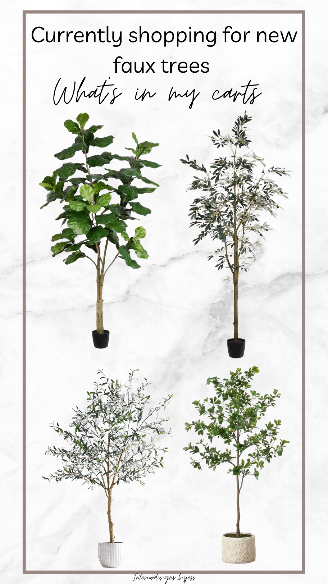 I am currently shopping for new faux trees for my living room and entryway. Olive trees are my go to but I am obsessed lately with fiddle trees!

#LTKstyletip #LTKFind #LTKhome