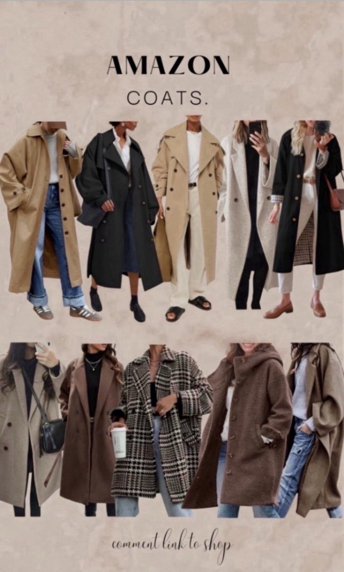 i've done the work for you and put together all the trending styles for fall / winter 2025/26

not to call personal favorites but the plaid lining in the trench coat is too beautiful 🍂🤤 

oversized, cozy, warm.. here you go.  enjoy shopping !

#outerwear #longcoat #oversizedcoat #coats #amazoncoats