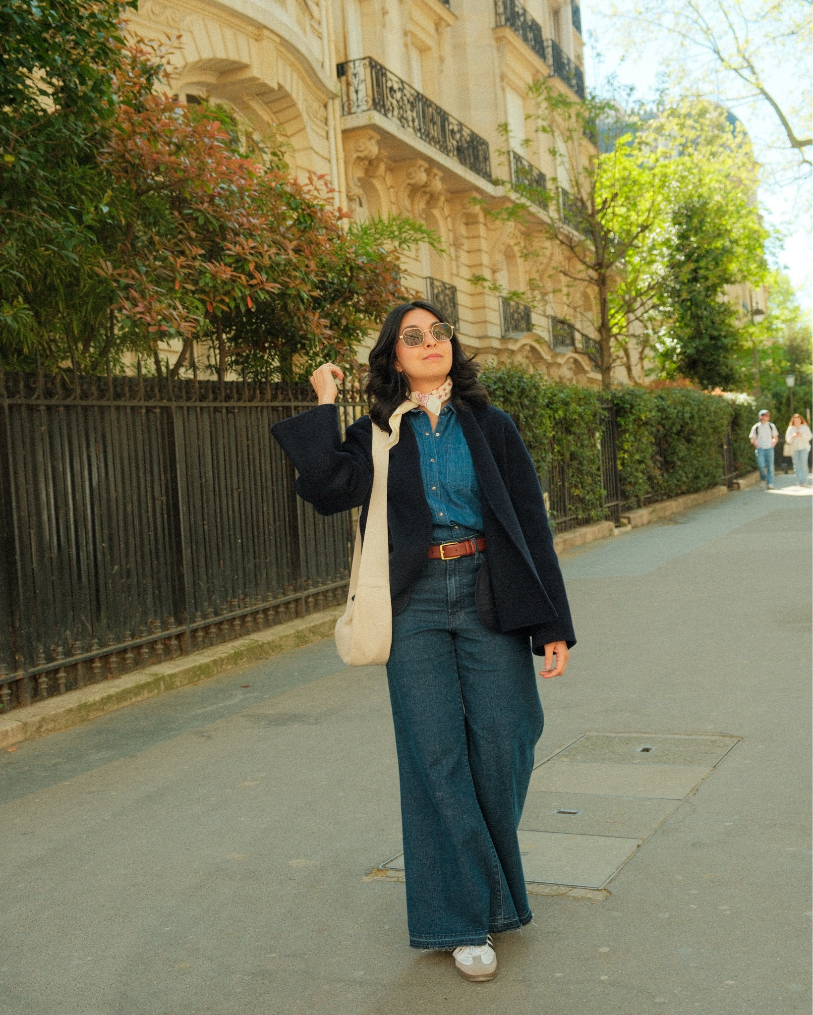 The jacket is from The Curated size M 
Sunnies Jimmy Fairly 


#LTKSeasonal #LTKStyleTip #LTKPetite