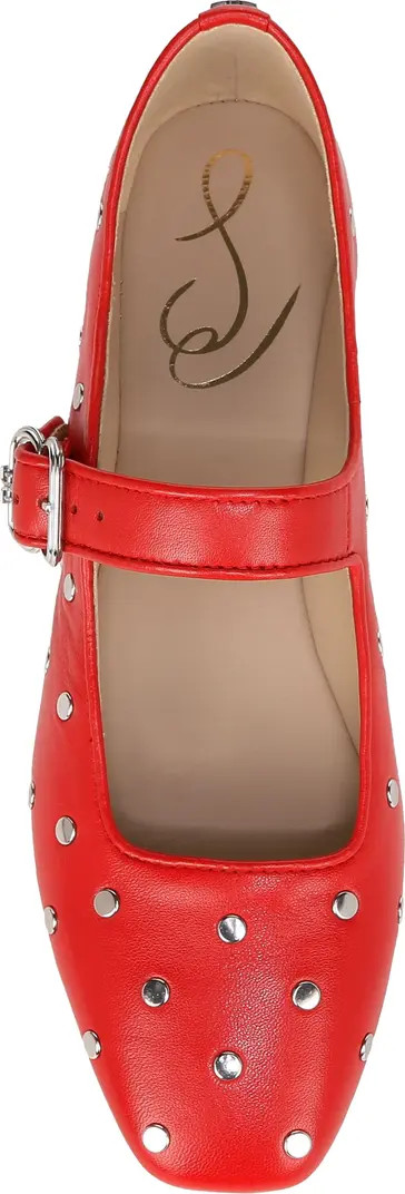 Michaela Stud Mary Jane Flat (Women) | Nordstrom